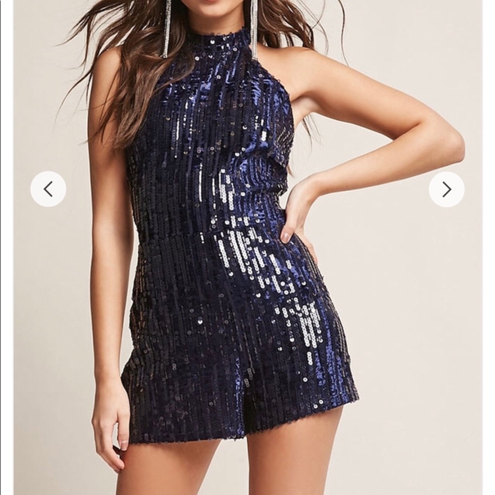 Forever 21, Velvet Sequin Romper!